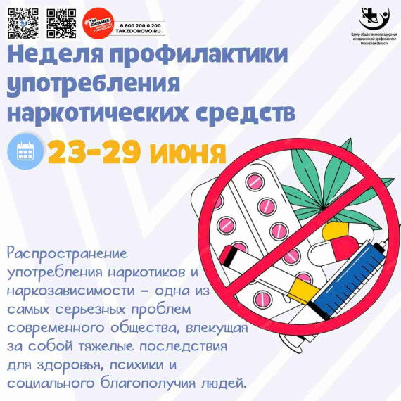 Неделя профилактики употребления наркотических средств.